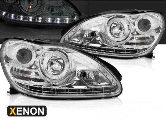 Комплект тунинг фарове за MERCEDES BENZ W220 (2002-2005)