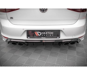 Дифузьор за задна броня Maxton design за VW Golf 7 R (2012-2016)
