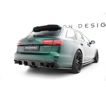 Дифузьор за задна броня Maxton design за Audi A6 C7 (2011-2014)