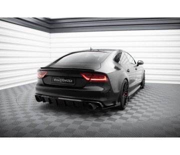 Дифузьор за задна броня Maxton design за Audi A7 S-line (2010-2014)