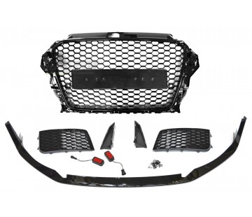 Тунинг предна броня RS3 дизайн за Audi A3 8V (2012-2016)