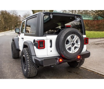 Задна стоманена броня за Jeep Wrangler JL