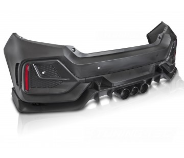 Тунинг задна броня за Honda Civic X (2016-2021)