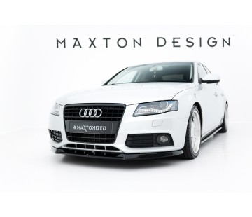 Спойлер за стандартна предна броня Maxton design за AUDI A4 B8 (2007-2011)
